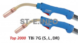 Сварочная горелка для полуавтомата TBi 7G-DR-blue-ESG, сменный поворотный корпус, длина 3 метра - st-e.info - Астрахань