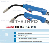 Горелка для полуавтоматической сварки TBi 240-DR-blue-ESG,с поворотным корпусом, длина 3 метра - st-e.info - Астрахань