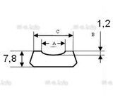 Плоские керамические подкладки С-27mm - st-e.info - Астрахань