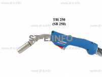 Горелка для полуавтоматической сварки TBi 250-blue-ESG, длина 4 метра - st-e.info - Астрахань