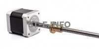 Шаговый двигатель 42HSL48-1204JA08-E150 (Tr8*8) - st-e.info - Астрахань