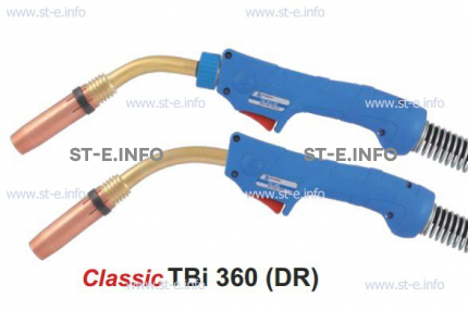 Горелка для полуавтоматической сварки TBi 360-blue-ESG, длина 3 метра - st-e.info - Астрахань