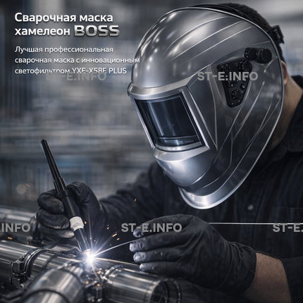 Сварочная маска хамелеон BOSS (YXE-X58E Plus) - st-e.info - Астрахань