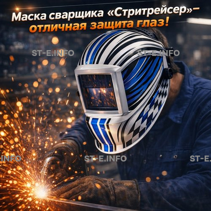 Маска сварщика хамелеон "Стритрейсер" (YXE-958I PRO) - st-e.info - Астрахань
