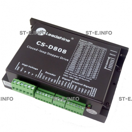  Серводрайвер шаговый CS-D808 Leadshine - st-e.info - Астрахань
